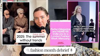 H&M invades London fashion week, Meryl VS Wintour &fashion month trends