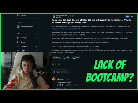 Caedrel On Why Teams Didn't Bootcamp Earlier In Korea For Worlds