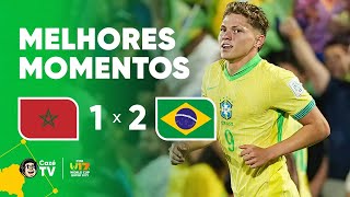 MELHORES MOMENTOS: MARROCOS 1 X 2 BRASIL | COPA DO MUNDO SUB-17 FIFA™ 2025 | QUARTAS DE FINAL