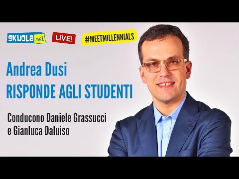 Andrea Dusi risponde agli studenti - #MeetMillennials