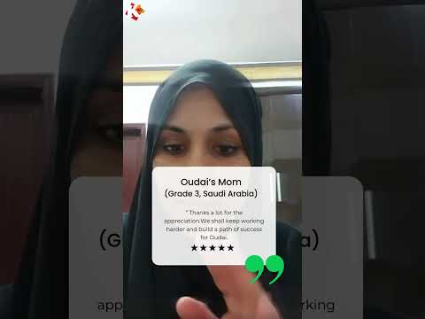 Oudai's Mom from Saudi Arabia - Completely Trusts Kidway School for her child's education!