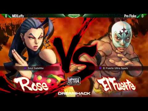 USFIV - Luffy [Rose] x Pro Fluke [El Fuerte] - Dreamhack 2015