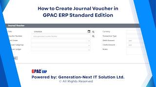 Journal Voucher