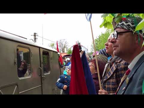 Prvomájový průvod , Nový Kostel 2018." 1 díl.