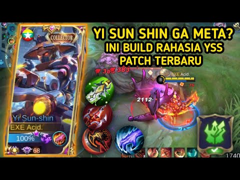 YI SUN SHIN GA META? INI BUILD RAHASIA YI SUN SHIN DI META SEKARANG | BUILD YSS META TANK | MLBB