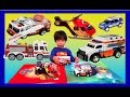 ROAD RIPPERS RUSH AND RESCUE VEHICLES TOYS HELICOPTER AMBULANCE POLICE CAR FIRE TRUCKS SUPER MAN THE