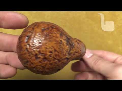 Pipa L'Anatra Sabbiata  - Full Bent Apple - filtro 9mm - AN142