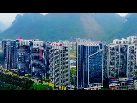 Hechi de Guangxi, China. Cidade de Hechi (3990000)