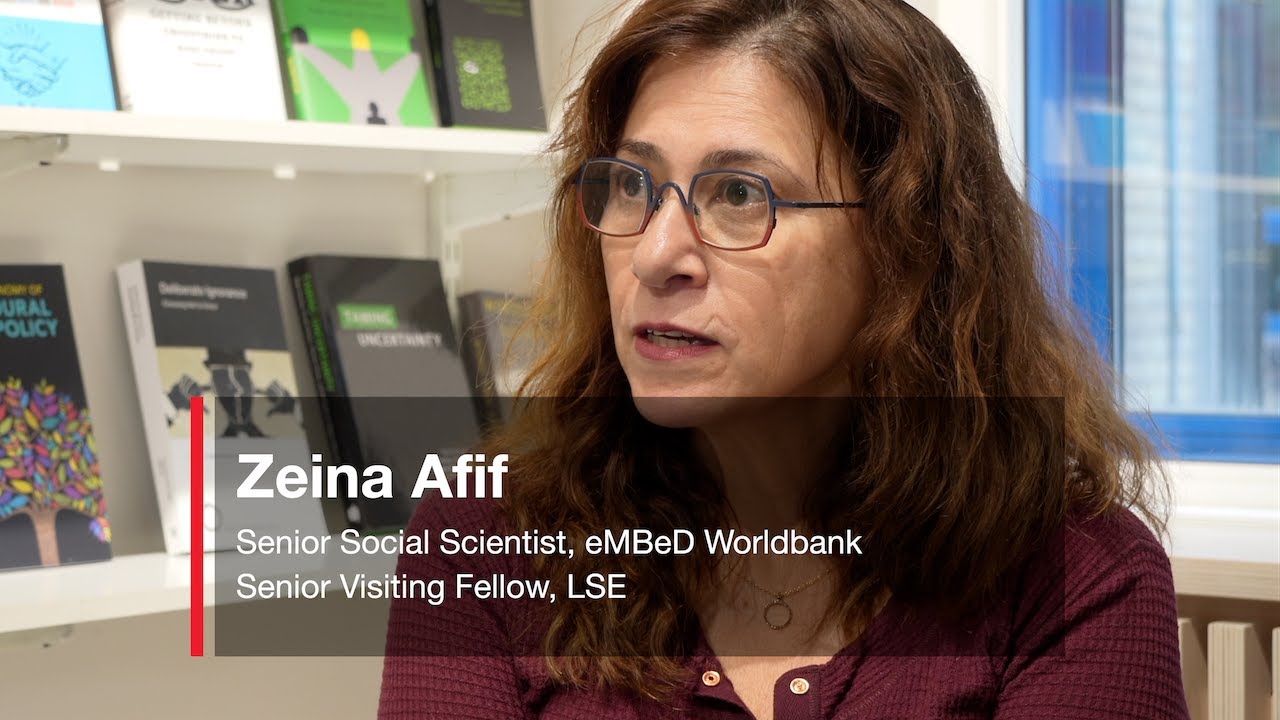 LSE Behavioural Public Policy Knowledge Exchange (KEI): Interview with Zeina Afif (World Bank)