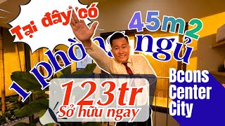 Căn hộ mẫu 1PN Bcons Center City