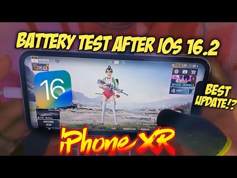 iPhone XR Battery Drain Test After iOS 16.2 🔥 100% to 0%