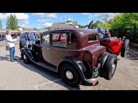 Brooklands Italian Car Day 2024. Dale and his 1936 Lancia Augusta.