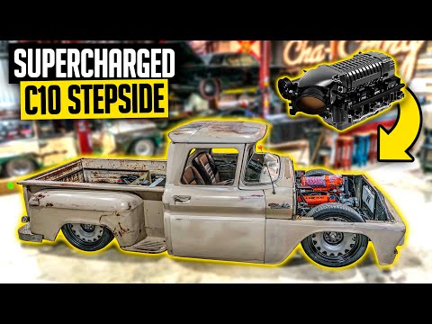 Whipple Supercharger + LS Swap C10 - 1962 Bagged LS3 Chevy Stepside