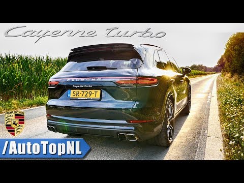 2019 PORSCHE CAYENNE TURBO | DRIFTS Exhaust SOUND & AUTOBAHN Onboard TOP SPEED by AutoTopNL