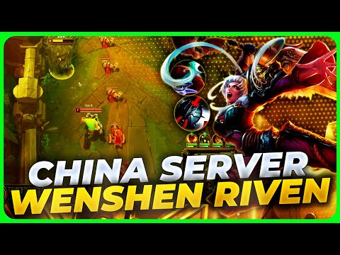 Wenshen Eclipse Riven vs Olaf China Server Challenger 900 LP