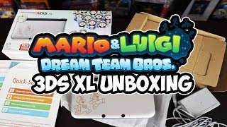 Mario & Luigi Dream Team 3DS XL Unboxing!!