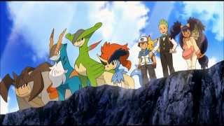 Kadr z teledysku Ścieżki Przeznaczenia (Rival Destines) Movie version tekst piosenki Pokémon (OST)
