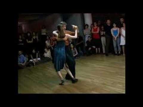  Rebecca Shulman  and  Eric Jorissen  are  dancing  to  the  tango  "  Bahia Blanca  "
