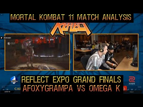 MK 11 Match Analysis - Reflect Expo 2019 Top 8 - GRAND FINALS - A Foxy Grampa vs Omega K