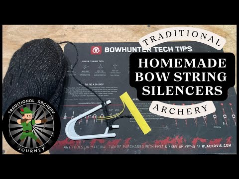 Homemade Bowstring Silencer - CHEAP and EASY!