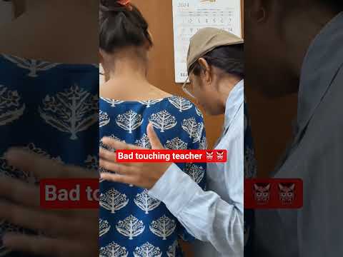 "When a Teacher Crosses the Line | Say NO to Bad Touch! 🚫"#shorts