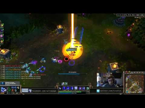 Salce plays Xerath vs Syndra mid lane