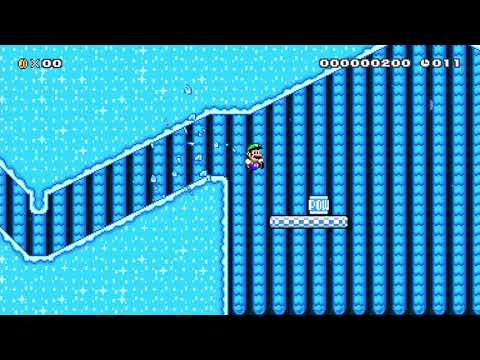 Speedrun through the ice cave by Libby★ - Super Mario Maker 2 - No Commentary 1by