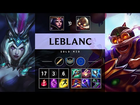 LeBlanc Mid vs Corki: Legendary - EUW Challenger Patch 14.22