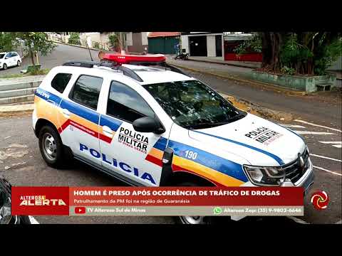 Homem é preso por tráfico de drogas em Guaranésia