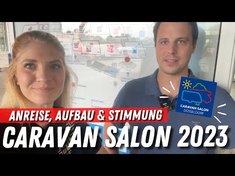 Caravan Salon 2023 🙂➡️Anreise P1, Aufbau & Stimmung vor Ort