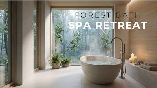 Forest Bath Retreat 🌿 Relaxing Spa Music & Gentle Water Sounds for Sle