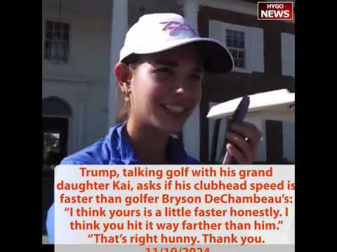 TRUMP STANDS WITH MATT GAETZ! Trump talking golf with his granddaughter Kai; Jordan on Gaetz