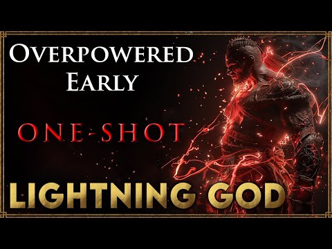 OP Early Lightning One Shot God 2.0 Guide | Elden Ring Early Game Dragon Cult Incantation Build