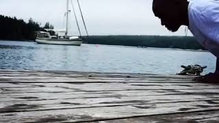 Timothy Brown in Maine doing the 22 Push-up Challenge awareness & support to Veterans PTSD!