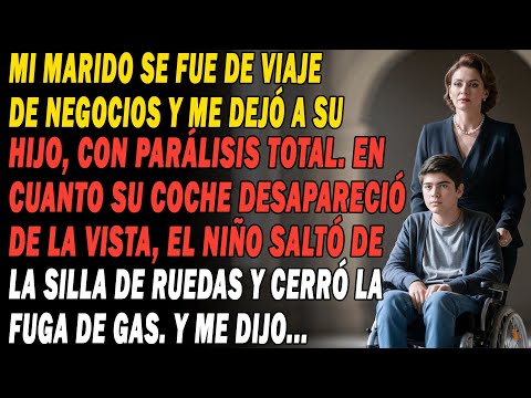 En Cuanto Mi Marido Se Fue🚗Mi Hijastro Paralítico Saltó De La Silla De Ruedas Para Salvarme La Vida.