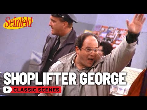 George Tries To Shoplift | The Stranded | Seinfeld