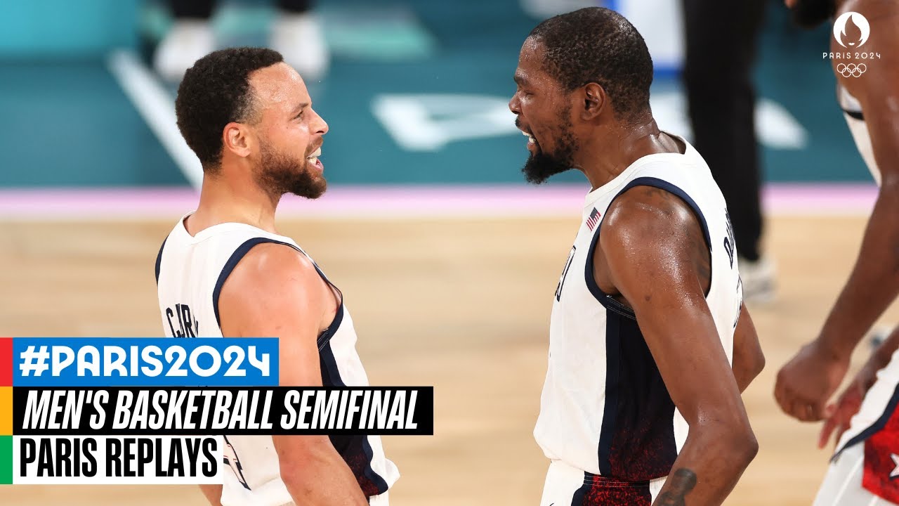 🇺🇸 USA vs. Serbia 🇷🇸 | Men's basketball FULL Semifinal! | Paris Replays