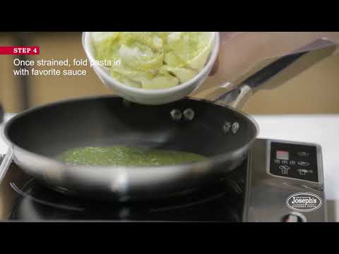 Boiling Torts & Sacchetti with Joseph's Gourmet Pasta