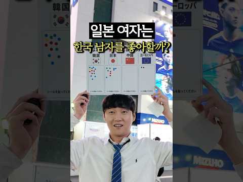 일본 여자들은 진짜 한국 남자를 좋아할까?
