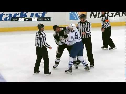 Colton Orr vs Deryk Engelland (SLUG FEST) | 01/23/2013 [HD]