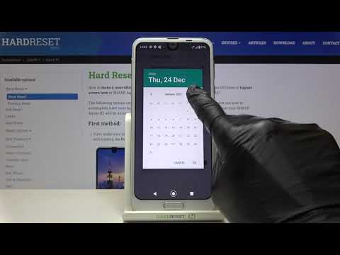 How to Change Date & Time on Sharp Aquos R2 - Manage System Settings