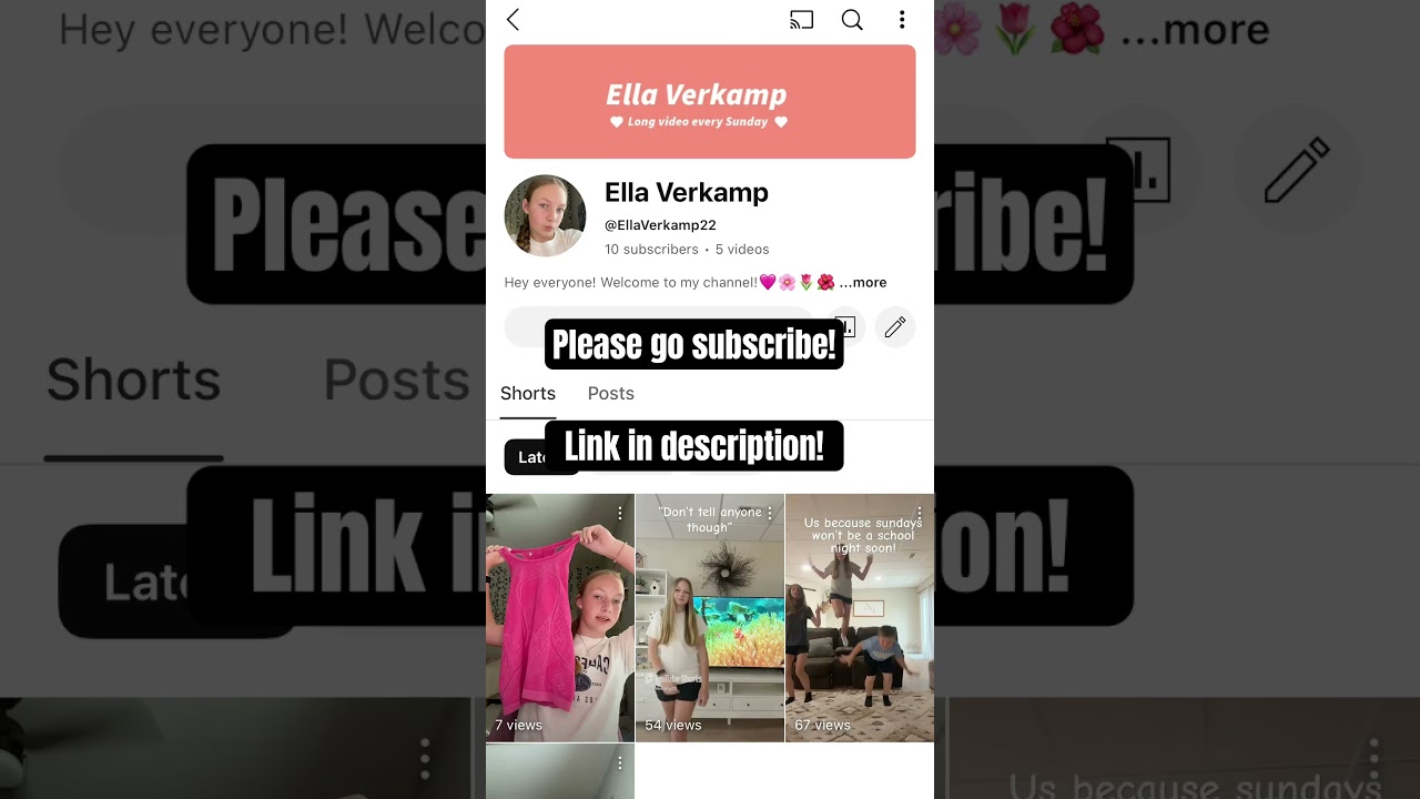 Please go subscribe!