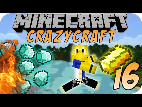 Minecraft CHAOS CRAFT #16 - Targeted prospecting for gold