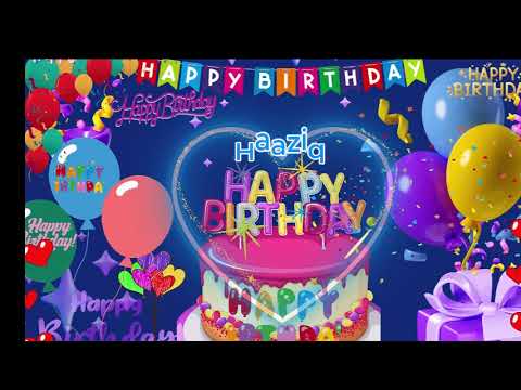 Haaziq happy birthday to you