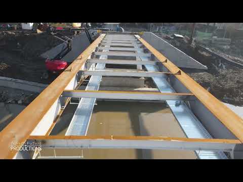 Pasarela Gelu - Crizantemelor prinde contur! Stadiu lucrări 21.01.2024 Timișoara