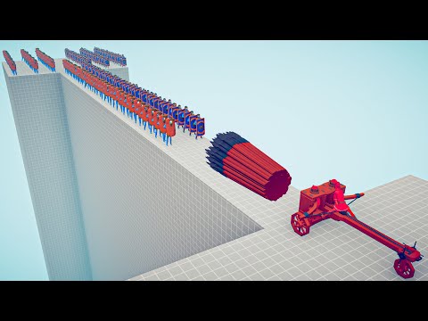 100x SHIELDMEN BRIDGE vs EVERY GOD - Totally Accurate Battle Simulator TABS