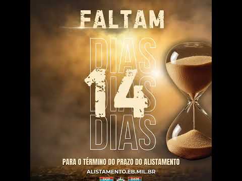 [TG05012] TG 05-012 – Umuarama/PR (17/06/2026) – Alistamento militar 2026, não deixe para o último…