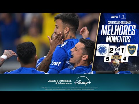 Gols e lances de Cruzeiro x Boca Juniors