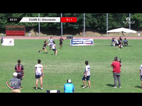 Série A 2017 - CUSB Shout vs Discobolo - Finale Women - Ultimate frisbee