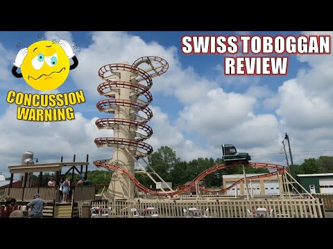 Video review of Swiss Toboggan by Canobie Coaster